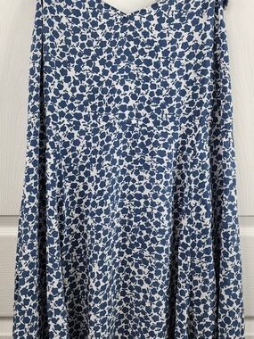 GAP Blue and White Mini Dress - Floral Print